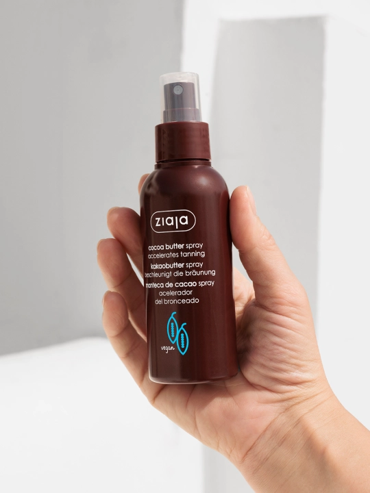 Ziaja Quyoshda qorayish uchun kakao moyi qoshilgan sprey - 100 ml