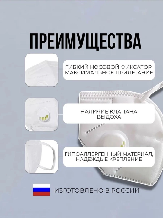 Маска респиратор клапаны N95, лицо ниобий