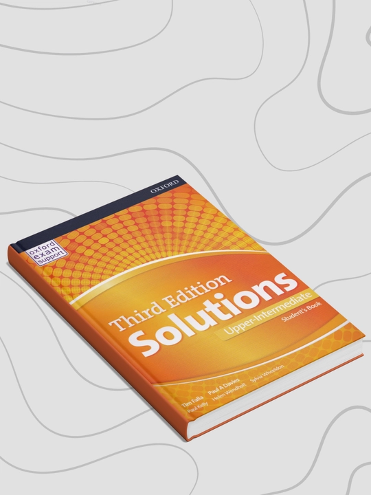 Solutions. Upper-intermediate, student's book and Workbook