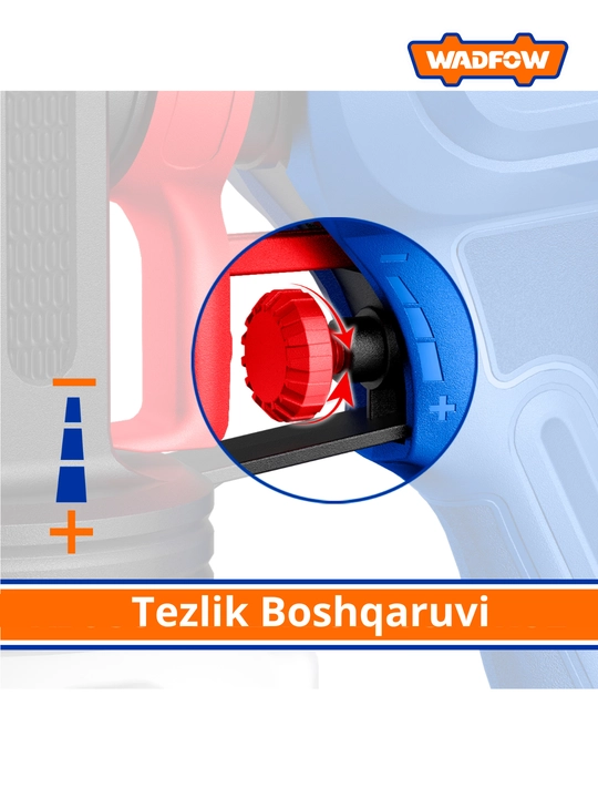 Akkumulyatorli bo'yoq purkagich WSU30662 WADFOW