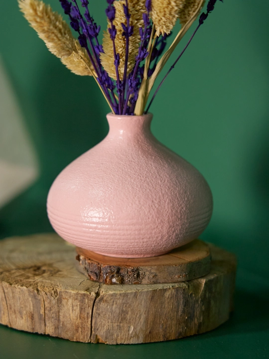 Керамическая ваза интерьерная, матовая, VASE10 - 