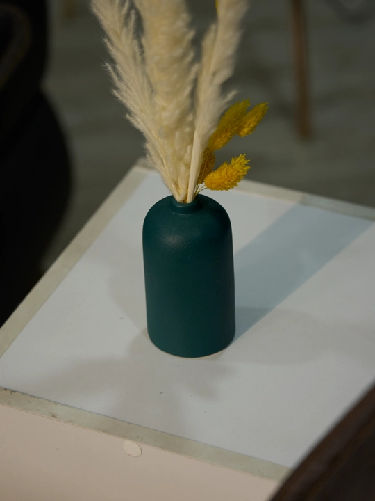 Керамическая ваза интерьерная, матовая, VASE10 - 