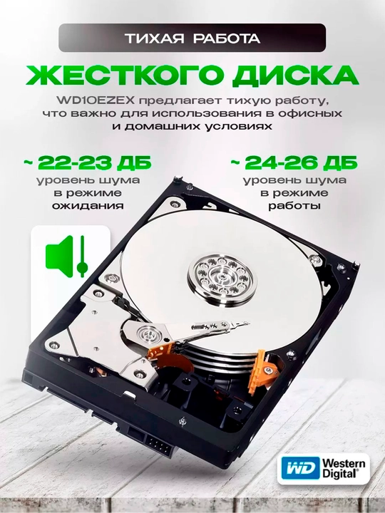 Жесткий диск HDD 500 ГБ 1 ТБ 2 ТБ 3'5 SATA 6 Гб/с, 5400/7200 rpm для ПК компьютера