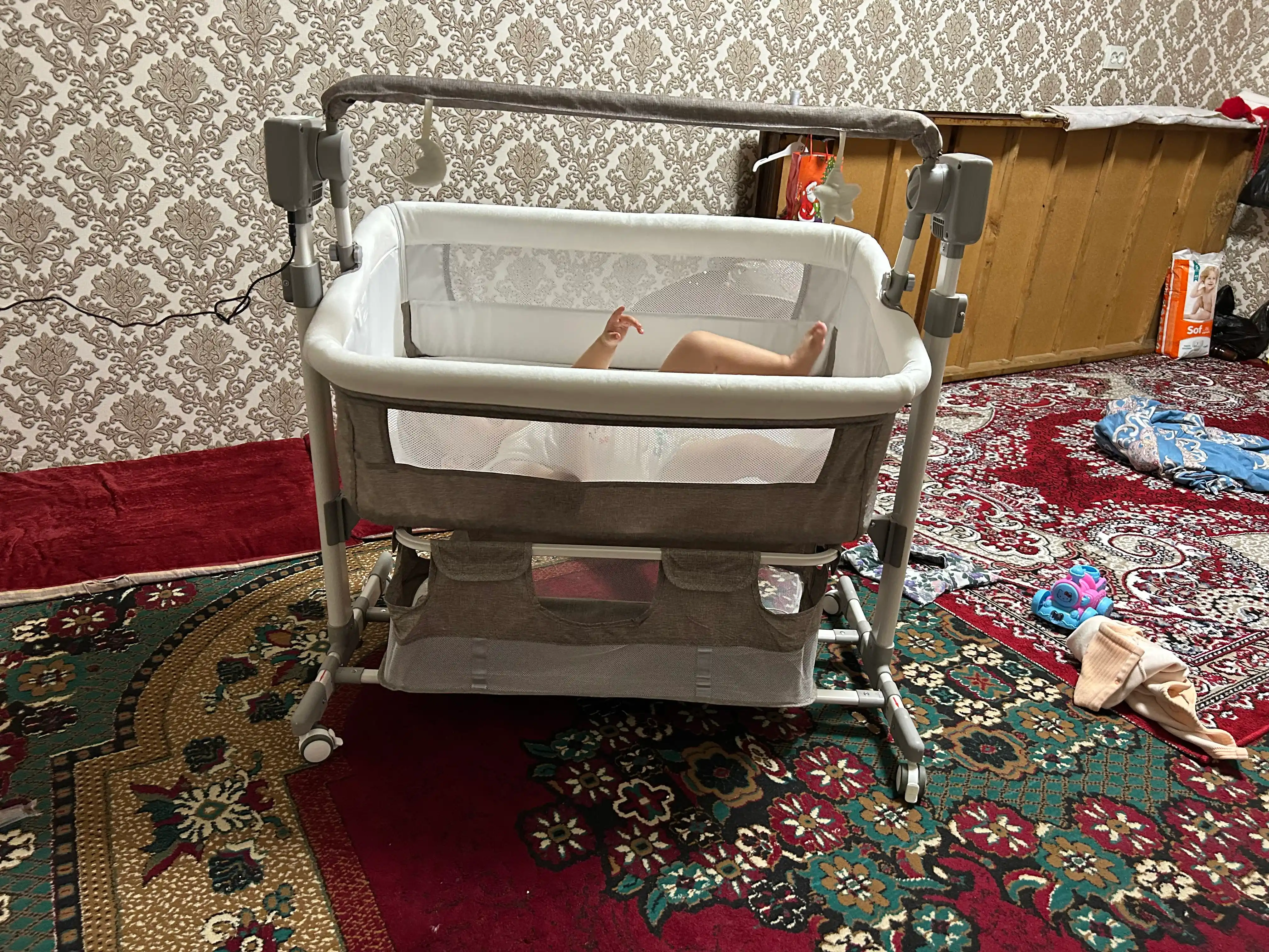Детские качели, манеж, электронные