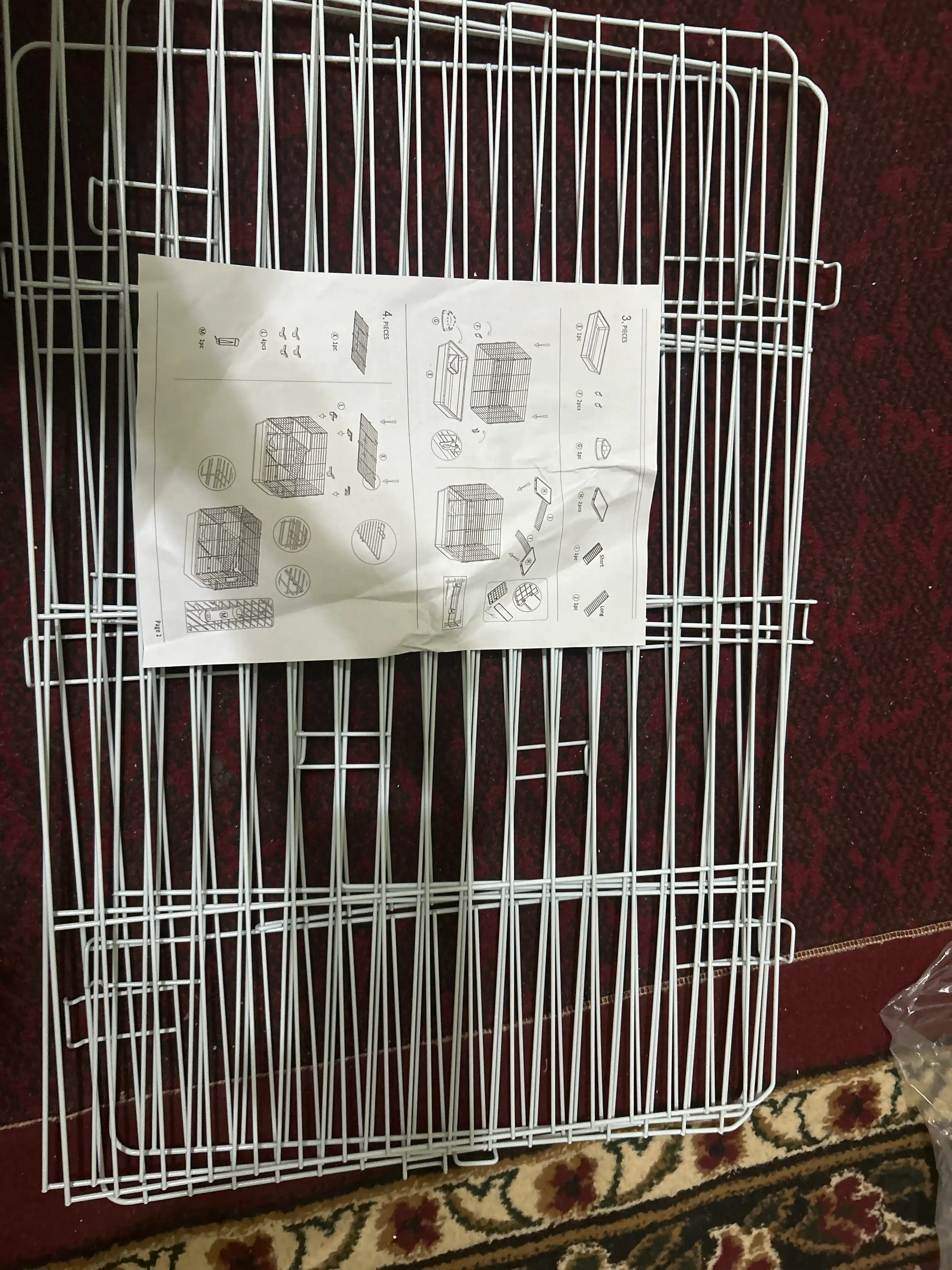 Клетка R2-2 для кроликов, шиншилл, хорьков, 69*45*61 см