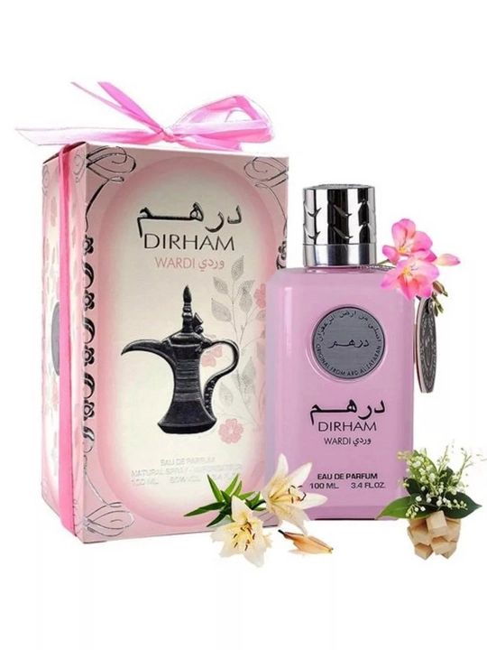 Парфюмерная вода Dirham Wardi, унисекс, 100 мл, черная