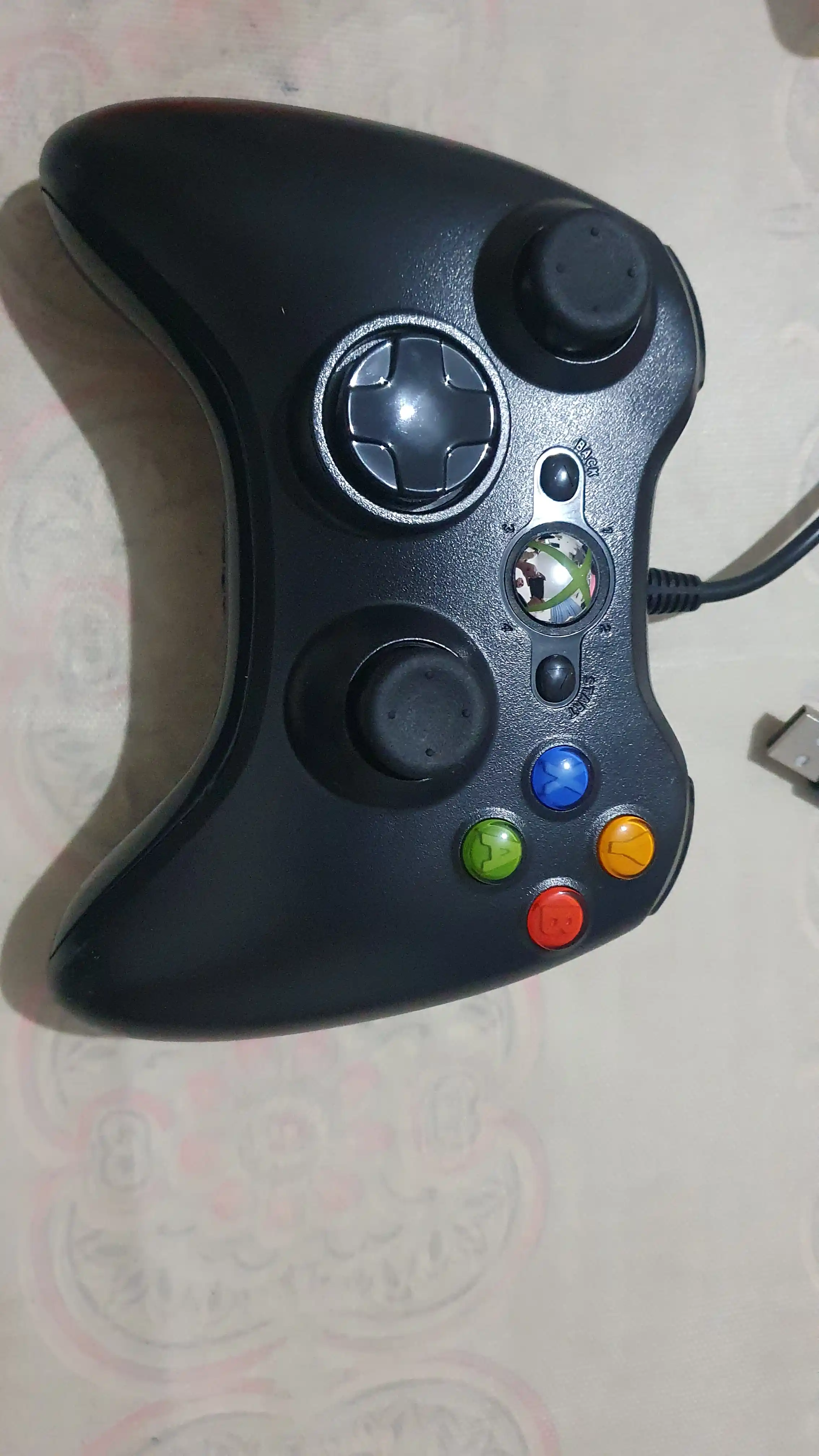Joystik Xbox 360 uchun, simli, kompyuter va noutbuk uchun mos