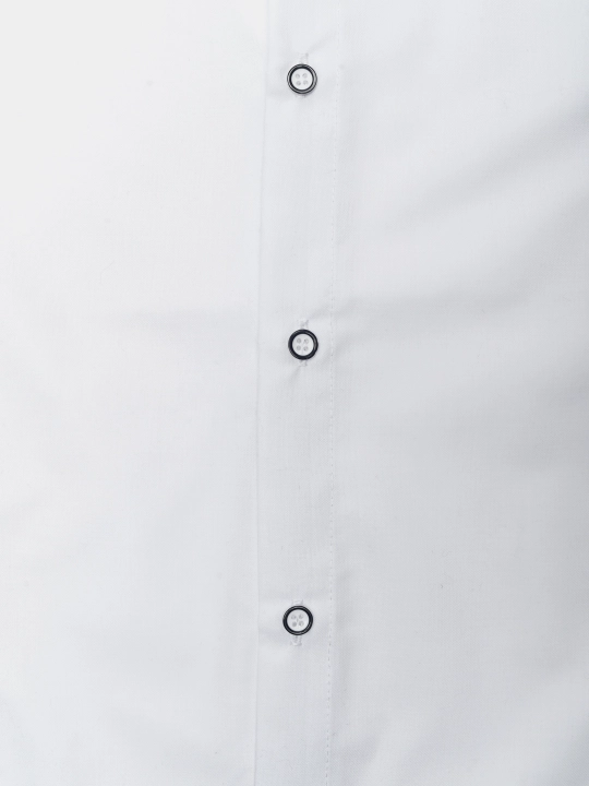 Рубашка для мальчика Slim Fit с длинным рукавом, школьная форма, 7-14 лет