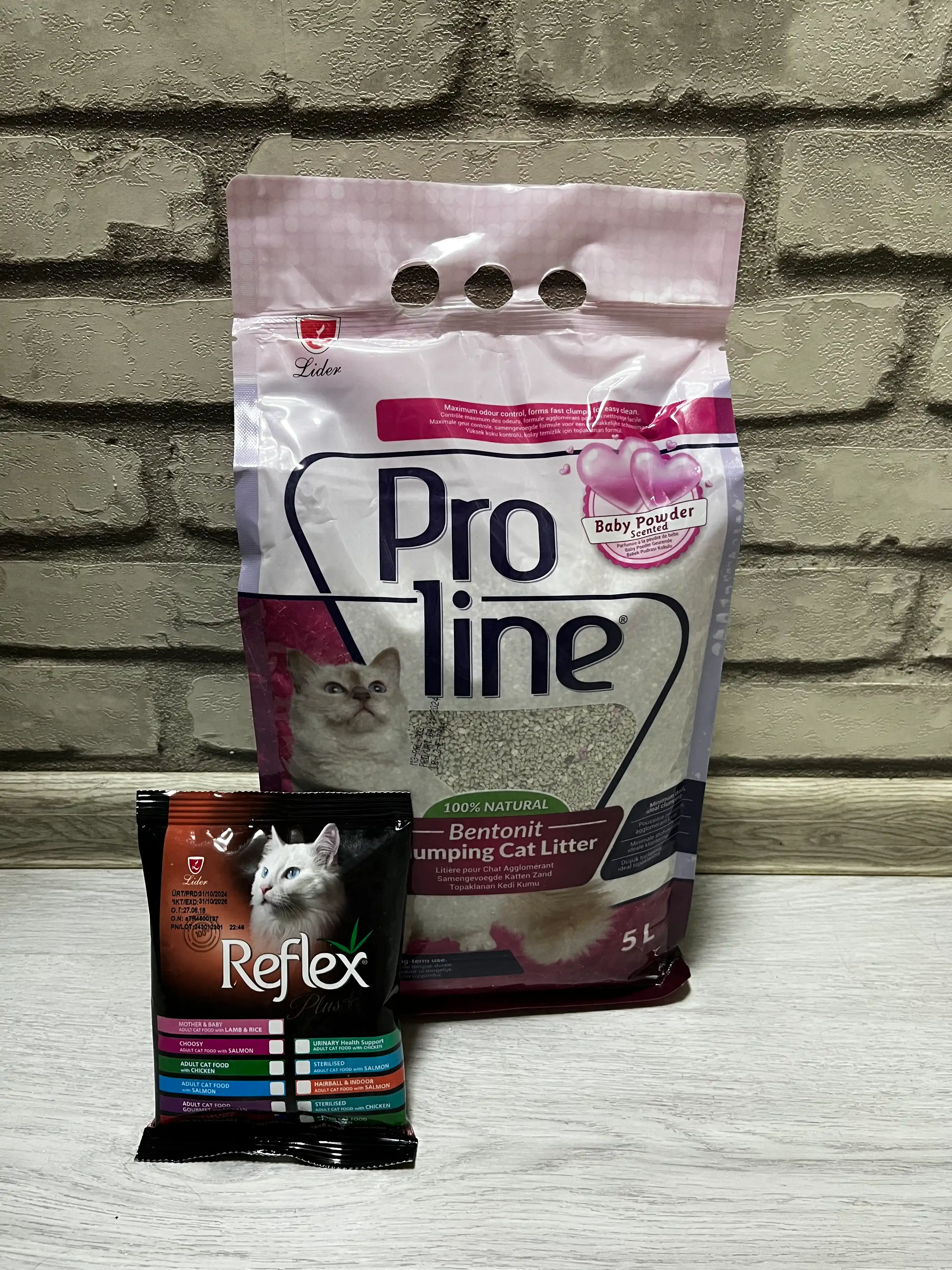 Proline Bentonit to'planadigan to'ldiruvchi, bolalar kukuni aromati bilan, 4.25 kg