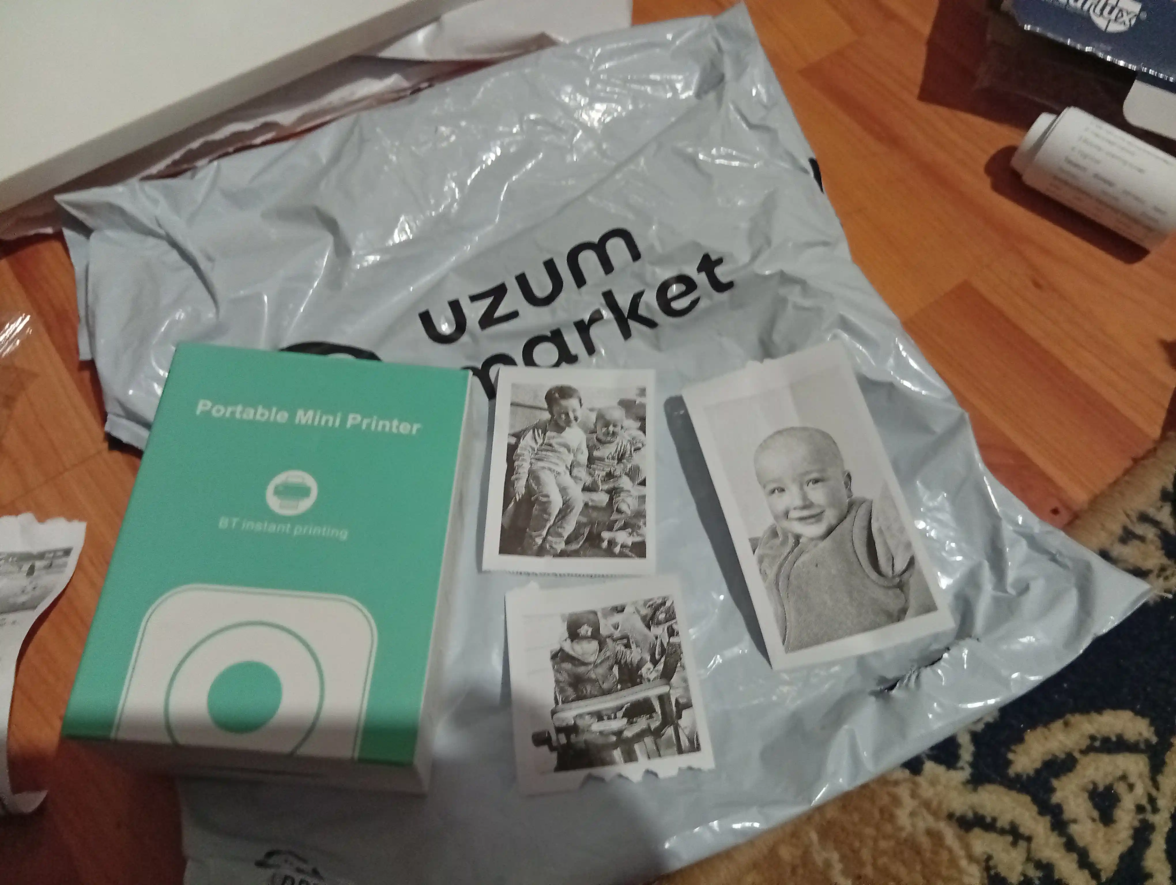 Bolalar uchun Bluetooth bilan telefon uchun simsiz mini termal printer