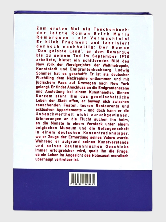 Das Gelobte Land, Erich Maria Remarque