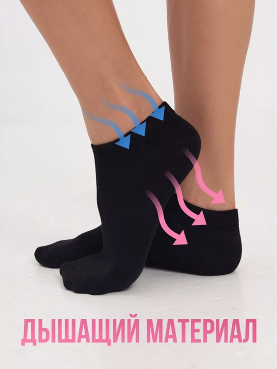 Носки женские и мужские, 36-41, белые, черные, короткие носочки The Kuka