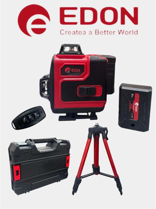 Lazer darajasi professional shtativ bilan 4D EDON