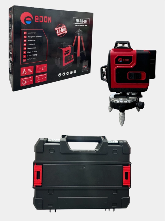 Lazer darajasi professional shtativ bilan 4D EDON