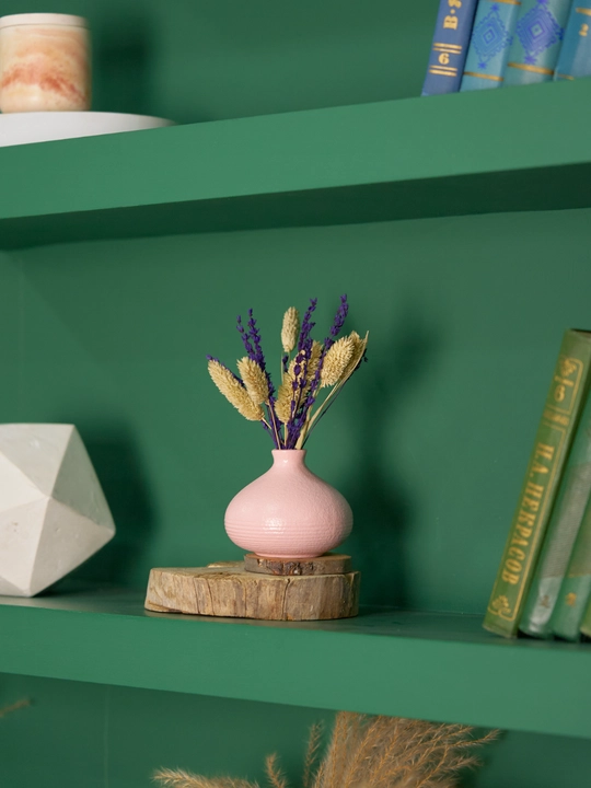 Керамическая ваза интерьерная, матовая, VASE10