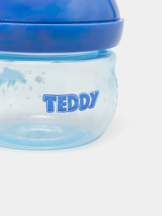 Kasha uchun bolalar butilkasi Teddy, to‘kilmaydi, ruchkali, 60, 125, 260, 330 ml
