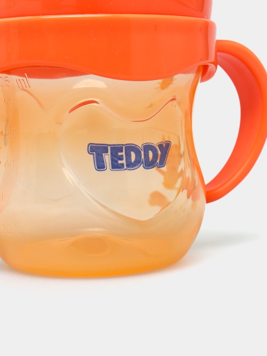 Kasha uchun bolalar butilkasi Teddy, to‘kilmaydi, ruchkali, 60, 125, 260, 330 ml