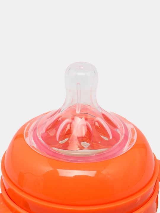 Kasha uchun bolalar butilkasi Teddy, to‘kilmaydi, ruchkali, 60, 125, 260, 330 ml
