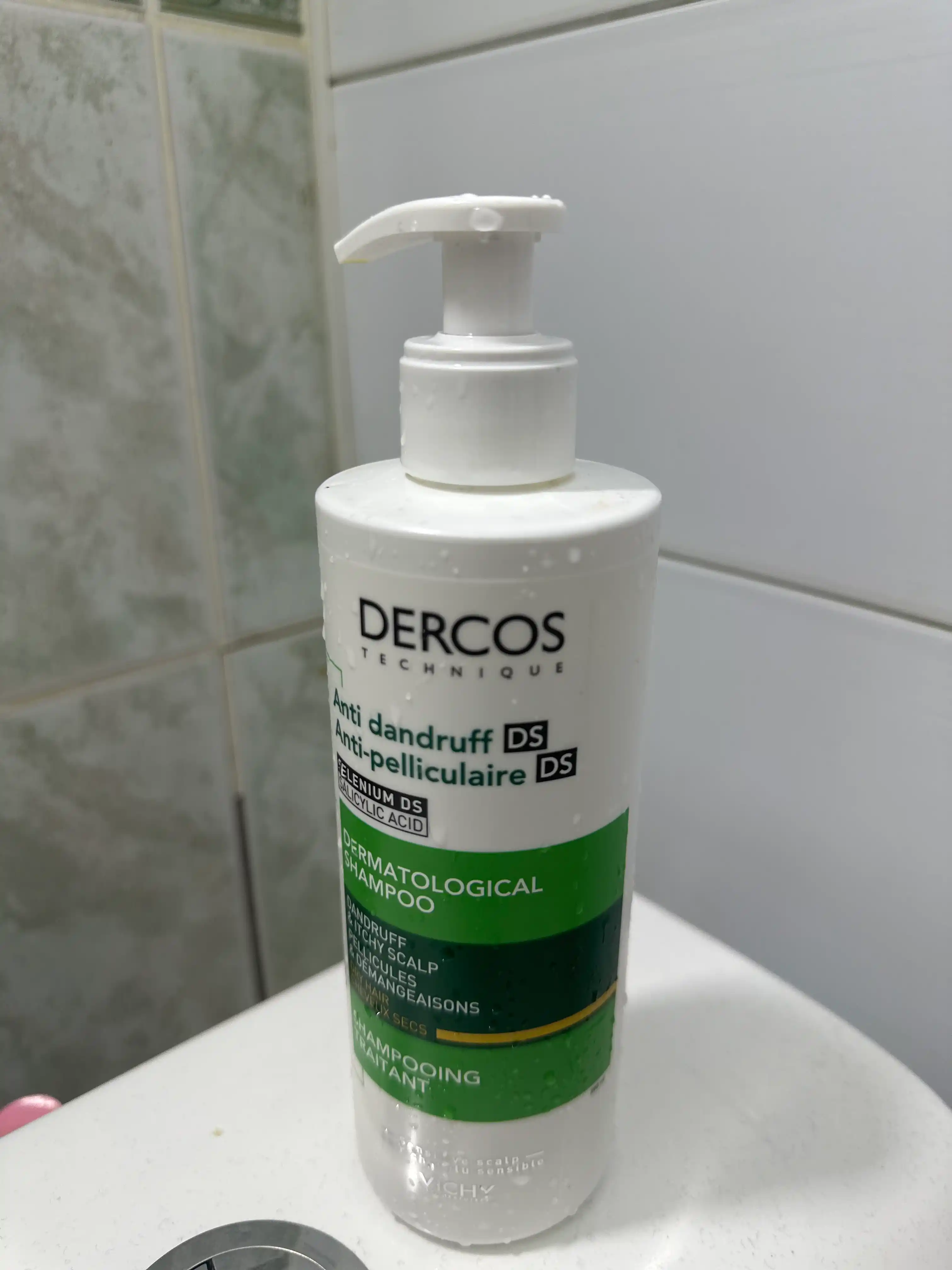 Intensiv shampunni parvarish qilish VICHY DERCOS, quruq sochlar uchun kepekka qarshi, 390 ml