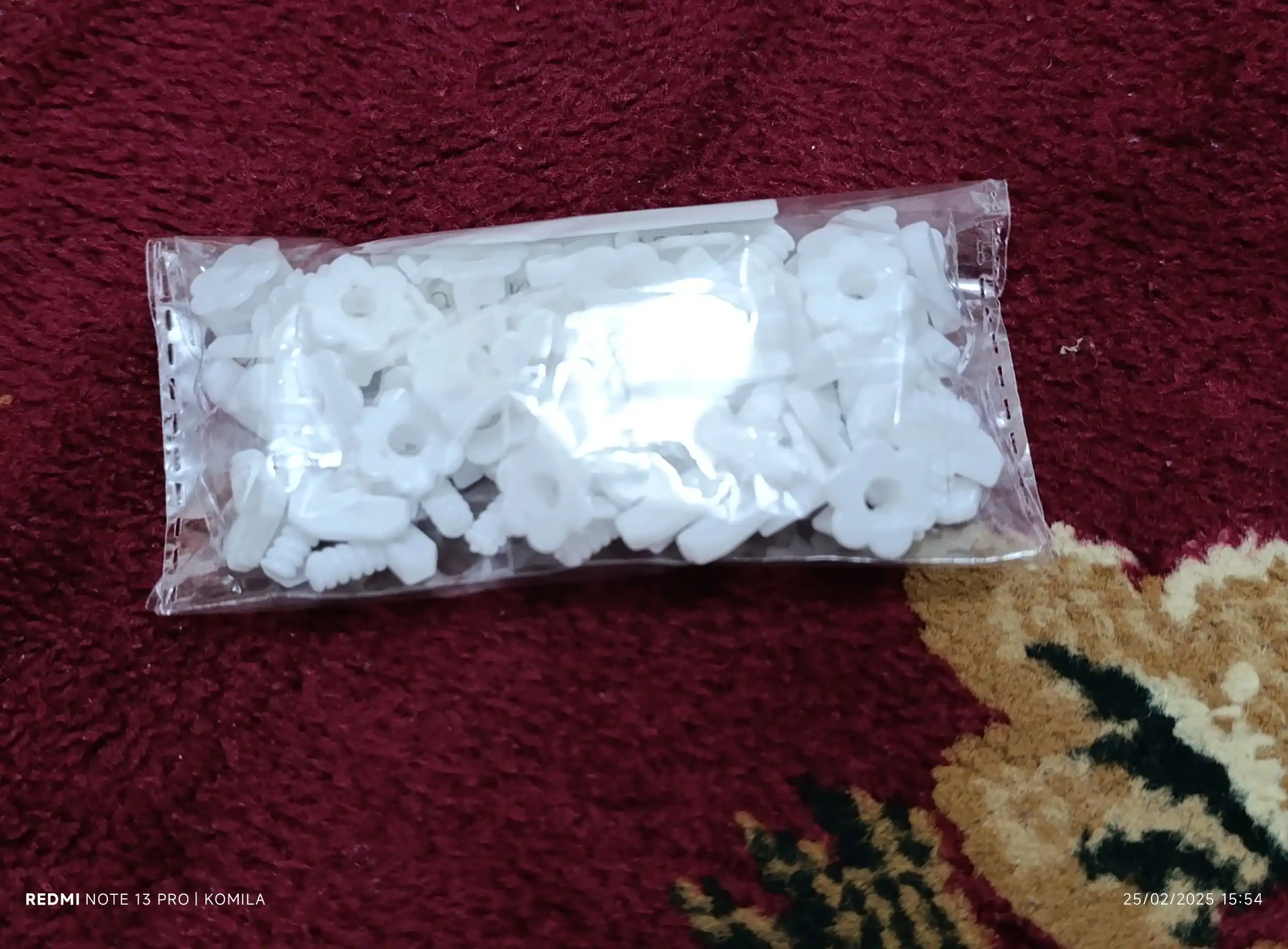 Стопор для карнизов и штор, винтовой, 30 шт