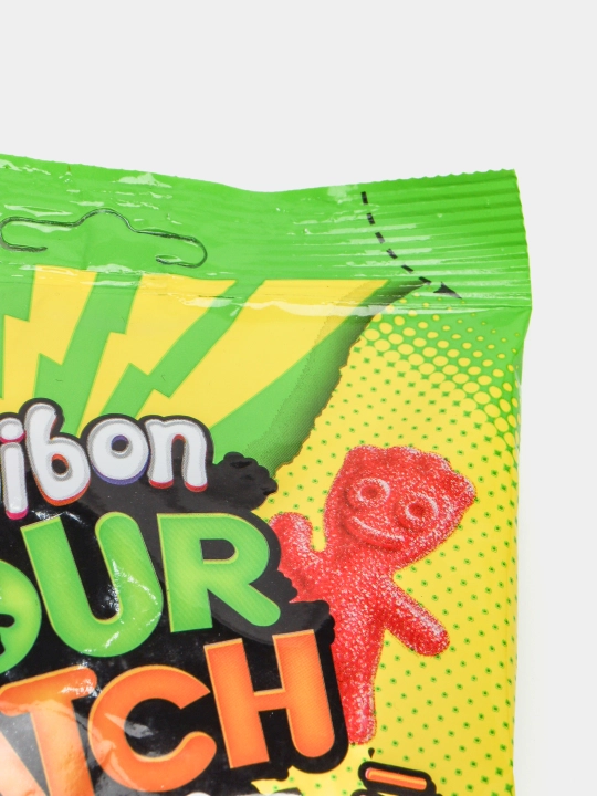Жевательные конфеты Kent Jelibon Sour Patch Kids, фруктовые человечки, 80 г - 