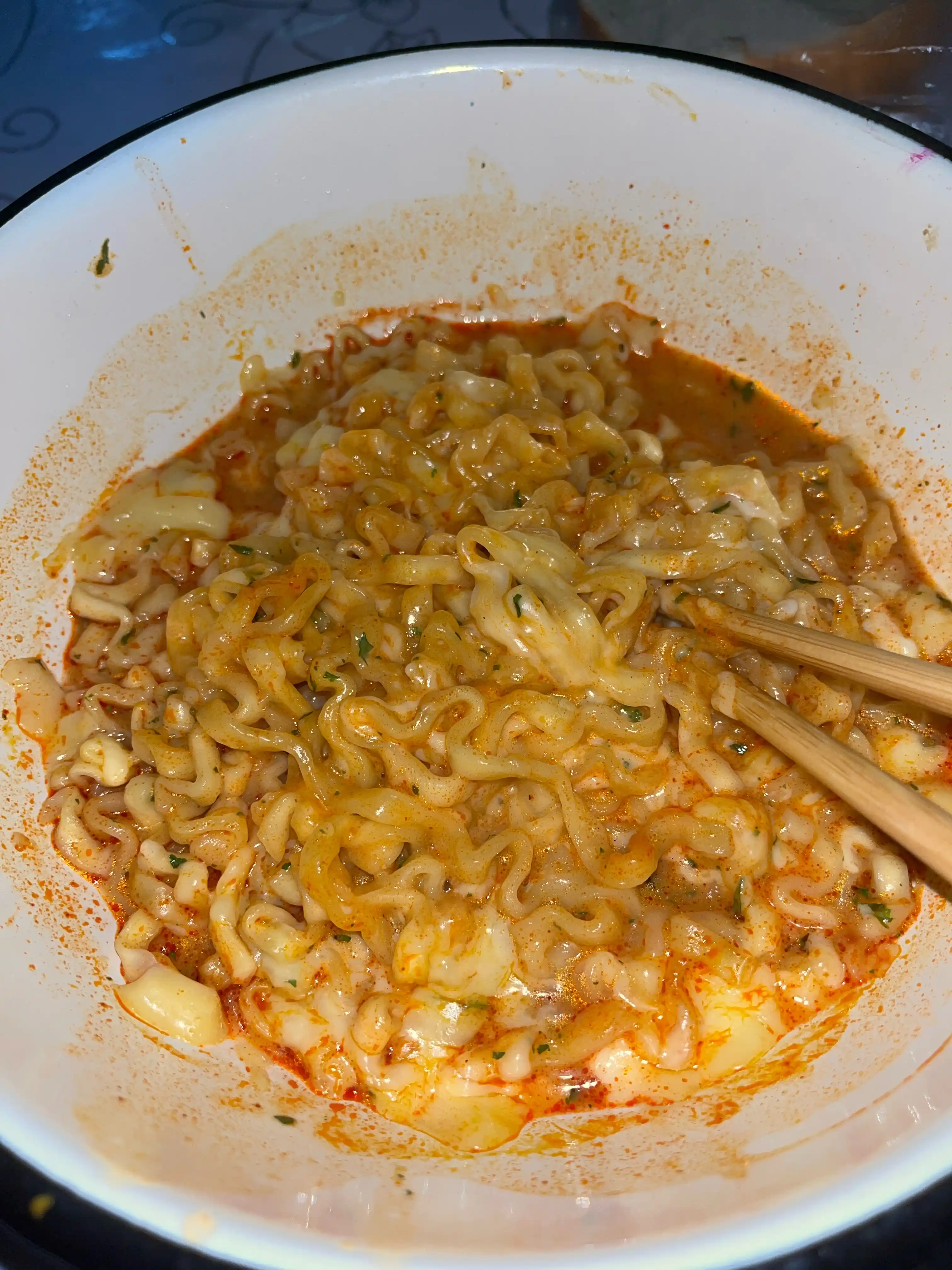 Лапша Hot chicken Ramen-Quattro, Cheese, 145 г