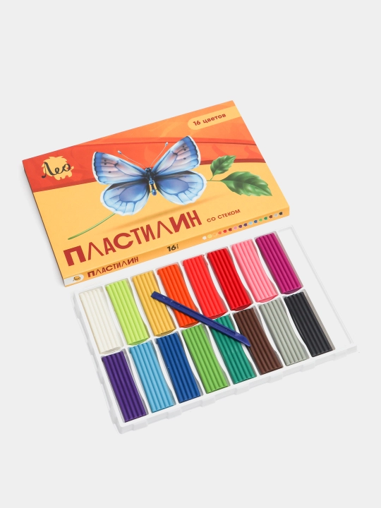 "Leo" "Yarko" klassik plastilini LBMC-0116, 320 g, 16 xil rangli