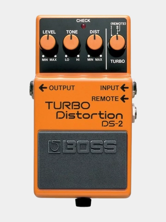 Педаль Distortion для электрогитар, модели Boss DS - 2 Turbo и Boss DS - 1