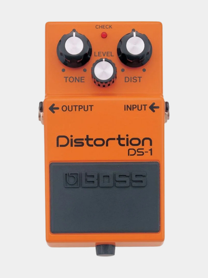 Педаль Distortion для электрогитар, модели Boss DS - 2 Turbo и Boss DS - 1