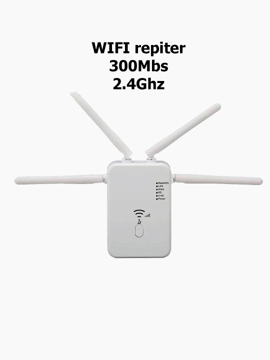 Усилитель повторитель WIFI сигнала Repiter+ Router 300Mb/s 2.4Ghz, 4 антенны