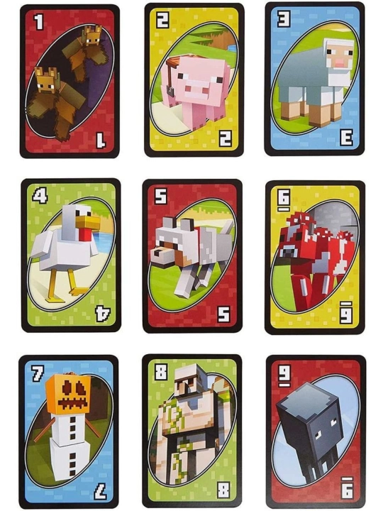 Настольная игра UNO Flip, Wild, Kuromi, Pokemon, Minecraft, BTS, Anime, Barbie, Frozen