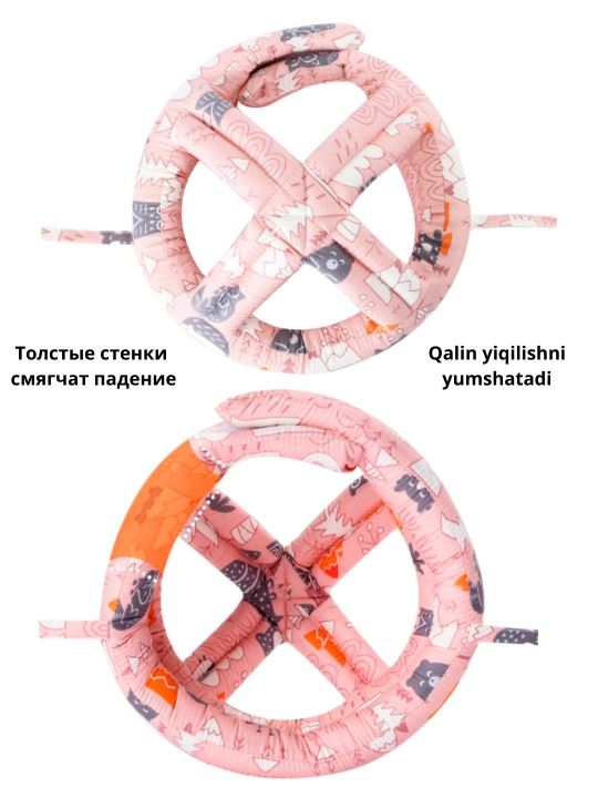 Шлем-шапка противоударный, для защиты головы малыша
