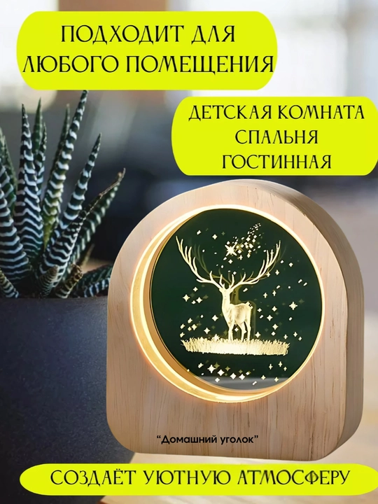Yorug'lik diodli chiroq-tungi chiroq, 3D-proyeksiyali
