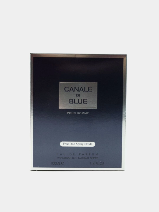 Парфюмерная вода для мужчин Canale Di Blue, 100 мл + дезодорант