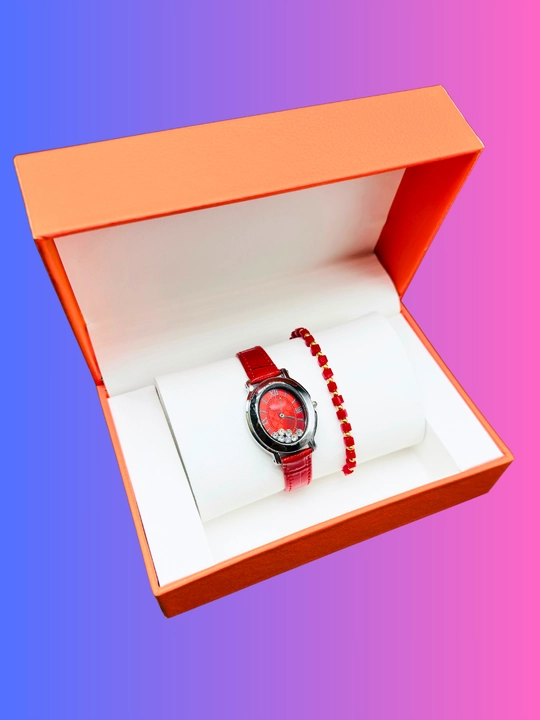 Galaxy soat, Chopard soati Ayollar qo'l soati, bilaguzuk sovg'a qutisi bilan