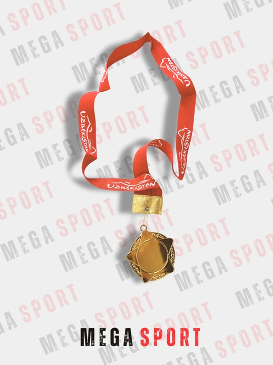 Tasmadagi metall medal, 1-o'rin oltin, 2-o'rin kumush, 3-o'rin bronza