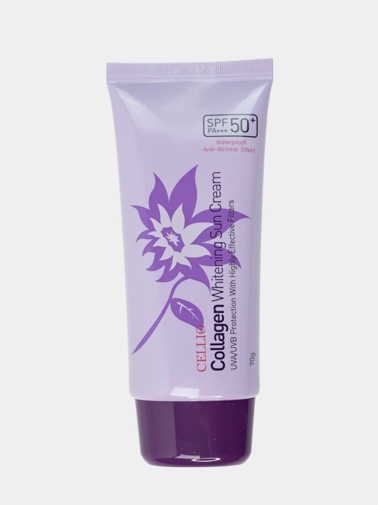 Quyoshdan himoyalovchi cellio 50+SPF, parvarishlovchi va namlantiruvchi krem, 70 gr