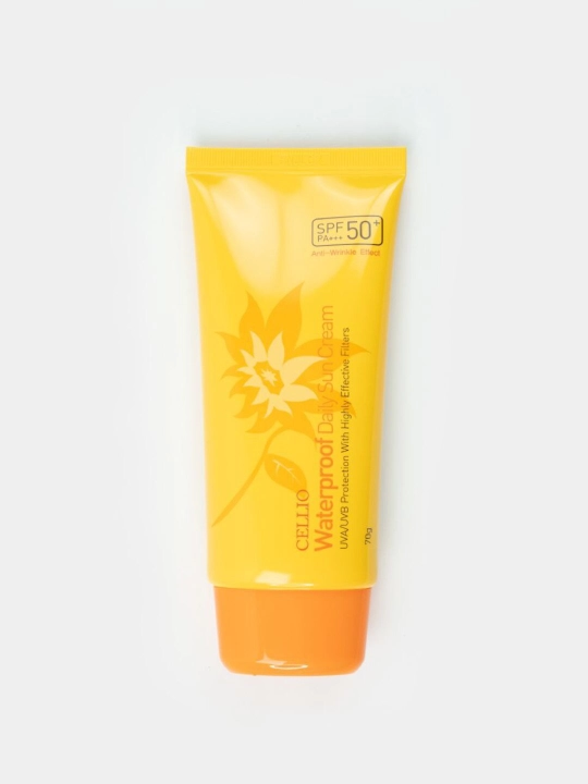 Quyoshdan himoyalovchi cellio 50+SPF, parvarishlovchi va namlantiruvchi krem, 70 gr