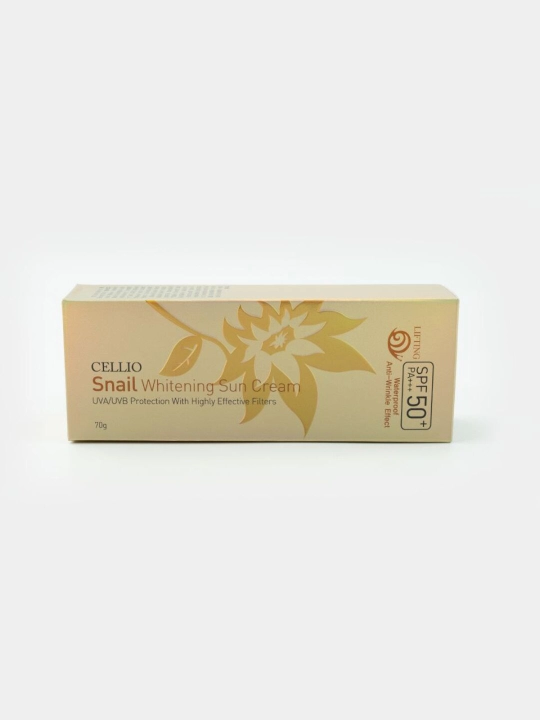 Quyoshdan himoyalovchi cellio 50+SPF, parvarishlovchi va namlantiruvchi krem, 70 gr