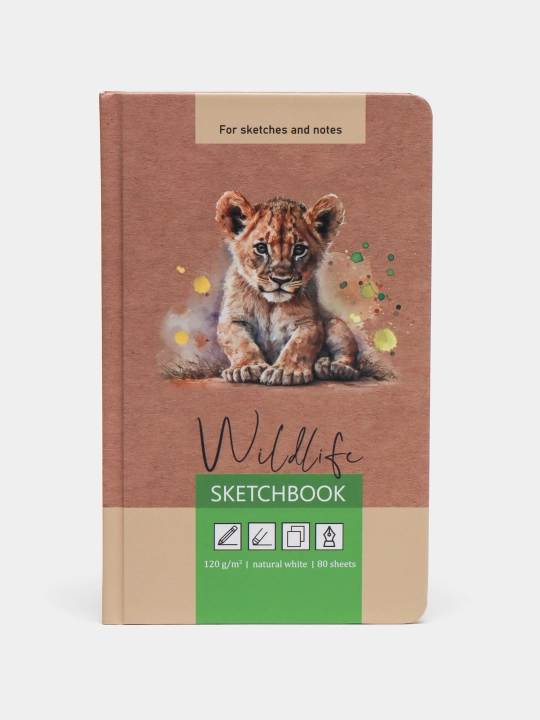 Sketchbuklar "Akva-kolor" IZO-BK-1321, 120g/m, 221 * 13, 80 varaq, 02 kraft - 