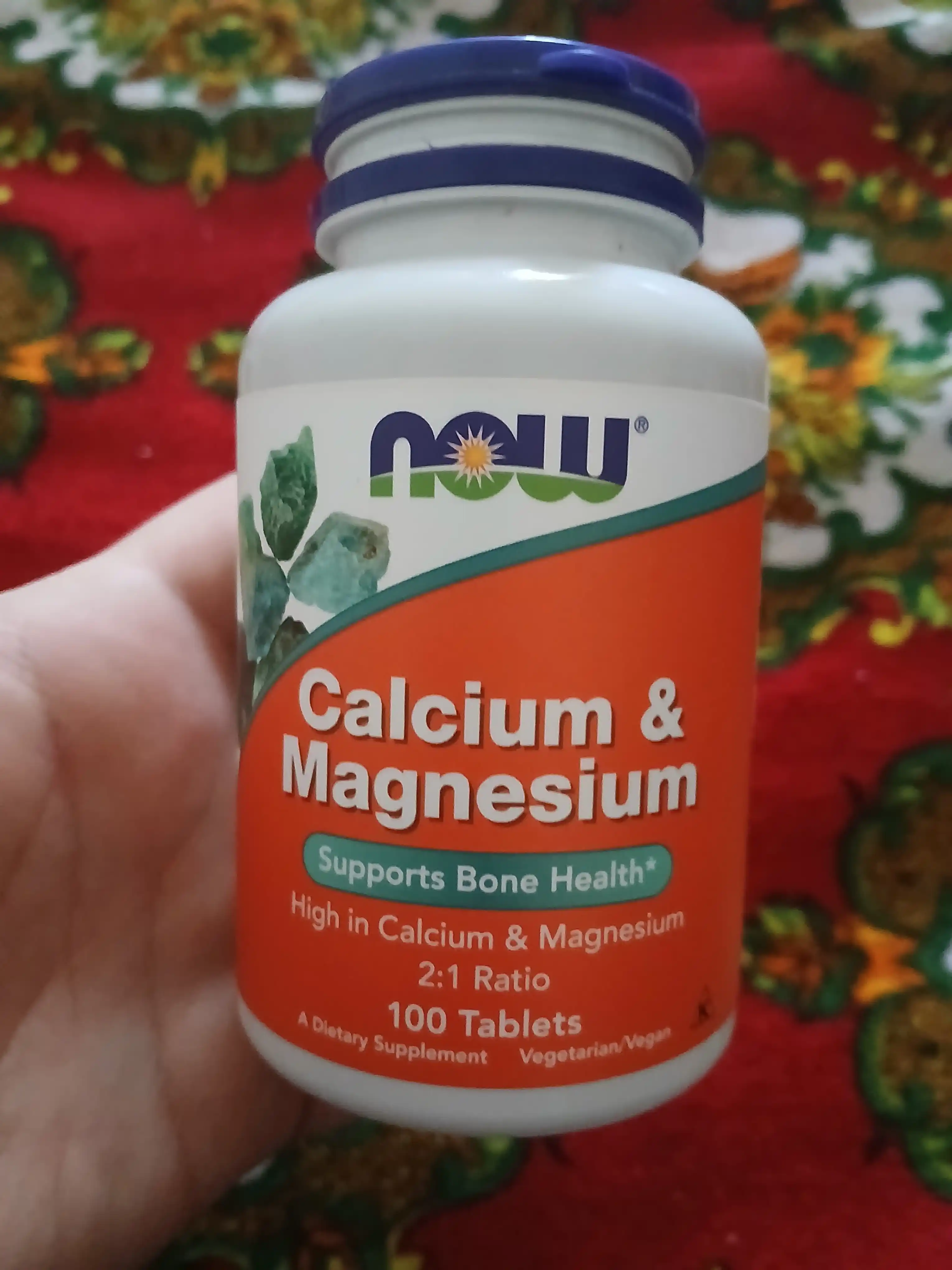 NOW Foods, Kalsiy va Magniy, tabletkalarda