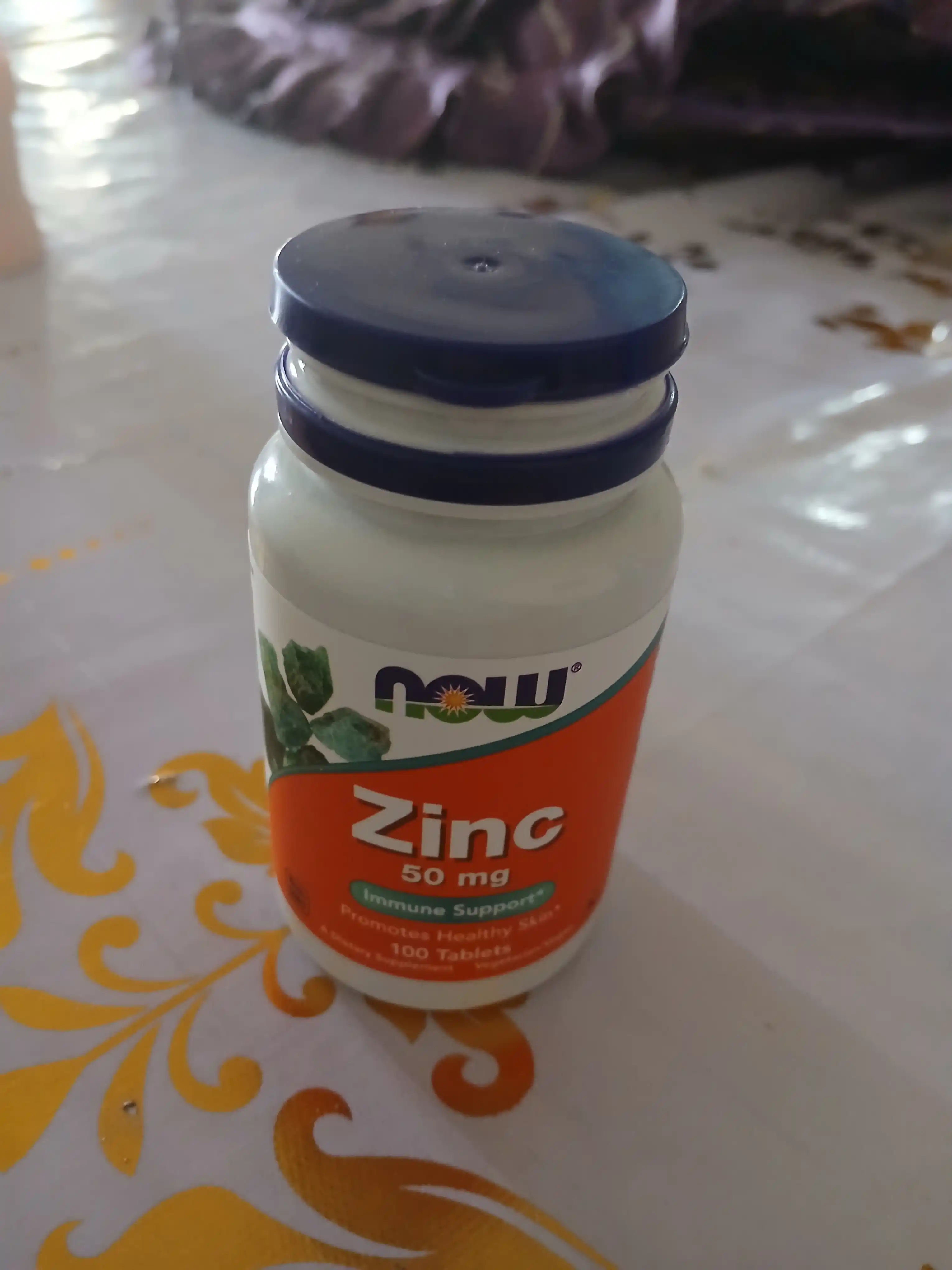Now Foods, цинк, 50 мг, 100 таблеток