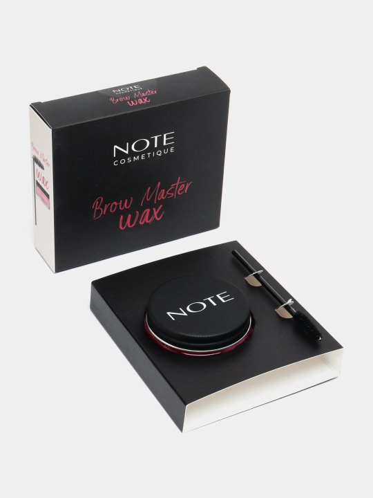 Qosh shakli uchun rangsiz fiksator mumi Note EYEBROW MASTER WAX, 50 ml