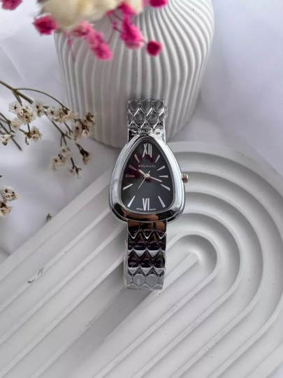 Женские наручные часы BVLGARI на любой стиль, в подарочной упаковке — LWATCHS-0000009-ЧЕРН