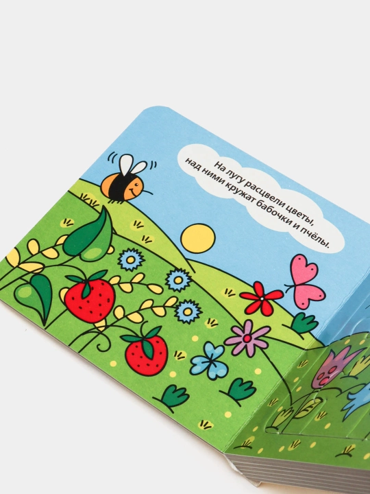 O‘yinchoq kitobcha "На лугу" "Книжки-малышки", Baby Step