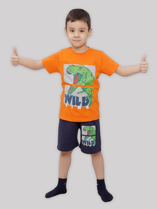O'g'il bolalar uchun futbolka va shortiklar to'plami, 5-8 yosh CHASTE
