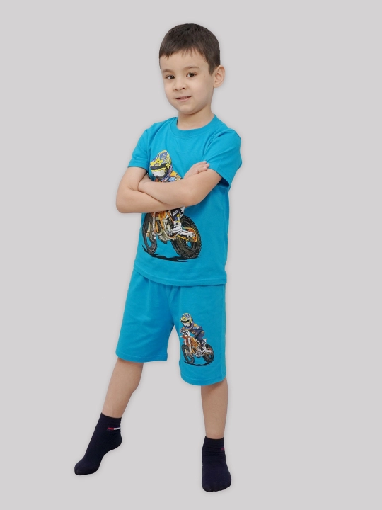 O'g'il bolalar uchun futbolka va shortiklar to'plami, 5-8 yosh CHASTE