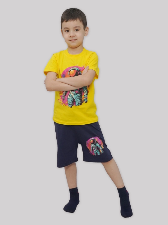 O'g'il bolalar uchun futbolka va shortiklar to'plami, 5-8 yosh CHASTE