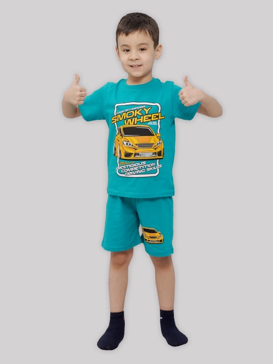 O'g'il bolalar uchun futbolka va shortiklar to'plami, 5-8 yosh CHASTE