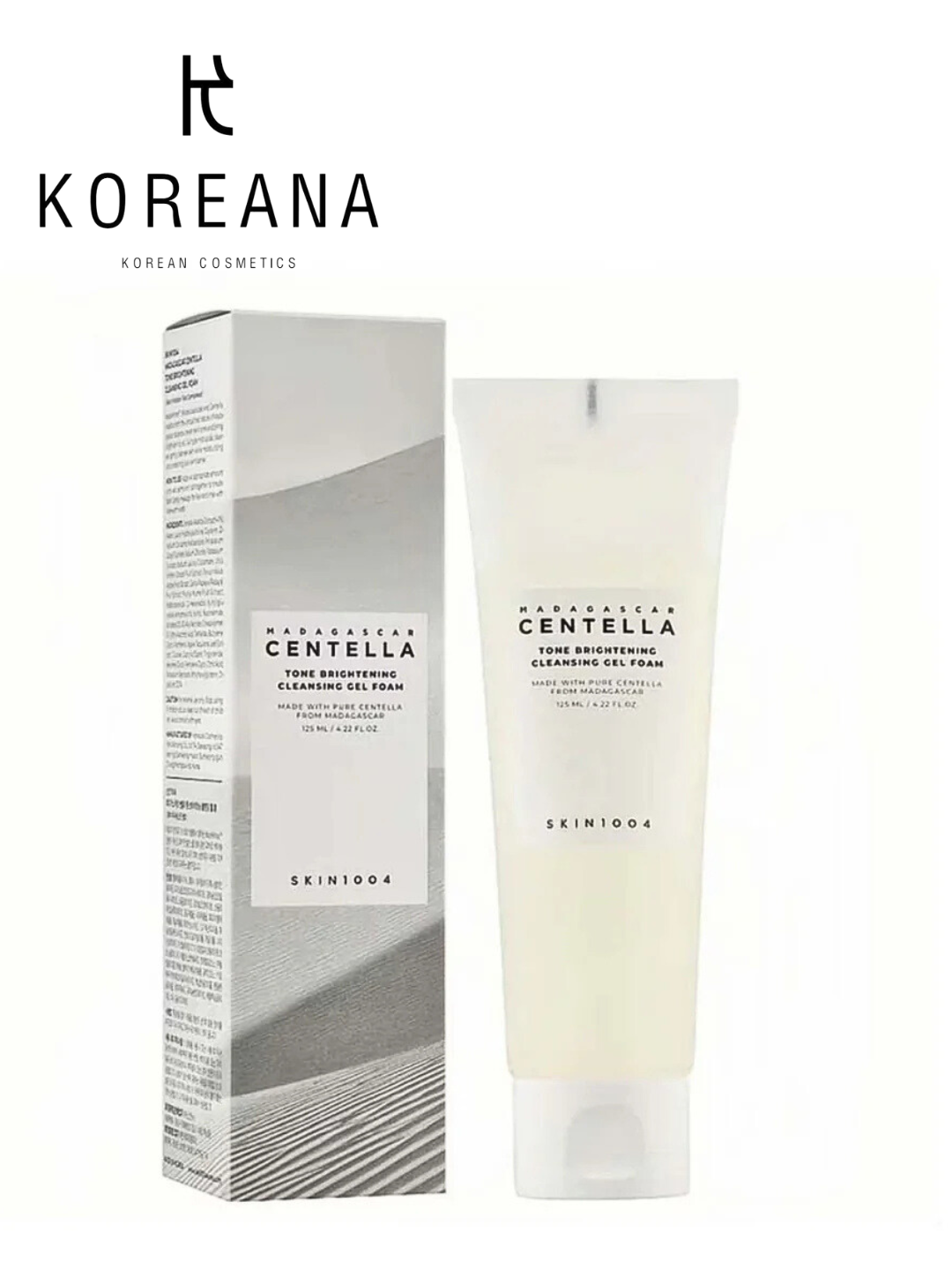 Oqartiruvchi gel ko'pik SKIN1004 Madagascar Centella Tone Brightening Cleansing Gel